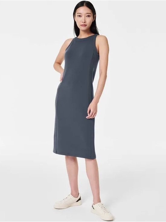 SPANX Dresses & Skirts - Spanx Air Essentials Tank Midi Dress | Dark Storm Grey | 1X